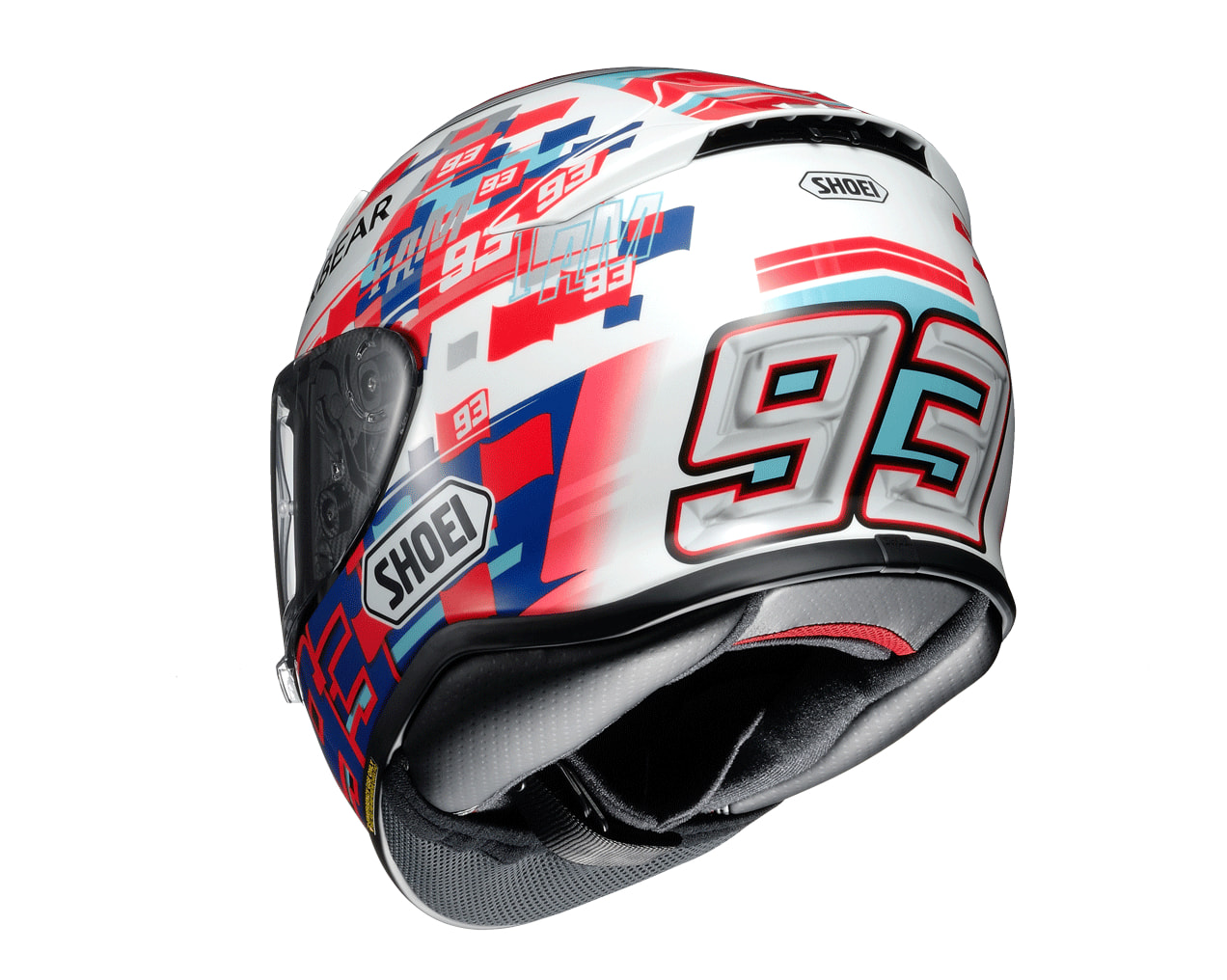 Z-7 MARQUEZ POWER UP！RED／WHITEヘルメットM